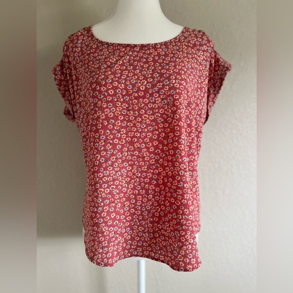 HIPPIE ROSE Floral Dolman Sleeve Blouse EUC - Picture 1 of 8